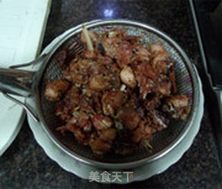 陈皮花仁兔丁的做法步骤:4
