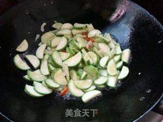 家常小菜——丝瓜炒肉片的做法步骤:7