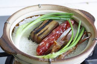 煲仔饭秘笈——腊味煲仔饭的做法步骤:3