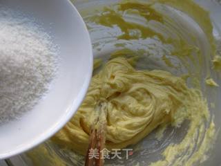 椰蓉酥性饼干的做法步骤:4