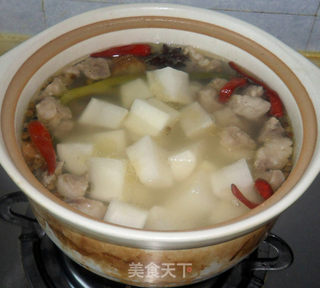 萝卜羊肉汤的做法步骤:7