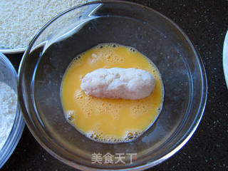 虾仁奶油可乐饼的做法步骤:16