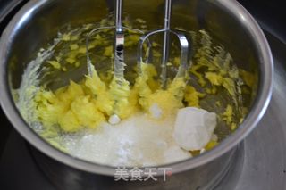 【蓝莓花香心型饼干】的做法步骤：2