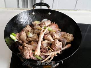 笨鸡炖山珍的做法步骤:10
