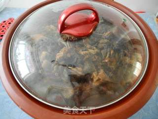 笨鸡炖山珍的做法步骤:17