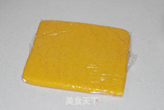 南瓜乳酪软糕的做法步骤:8