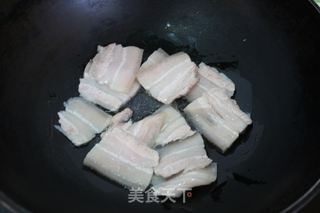 苦瓜回锅肉的做法步骤:4