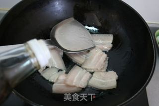苦瓜回锅肉的做法步骤:5