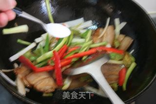苦瓜回锅肉的做法步骤:9