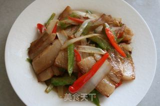 苦瓜回锅肉的做法步骤:10