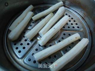 糯米山药卷的做法步骤:2
