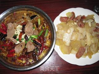 水煮牛肉~我和老公的最爱!的做法步骤：6