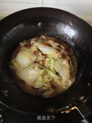 腊肉烧白菜的做法步骤：7