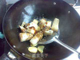 花菇金针红烧肉的做法步骤:6