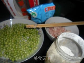 肉末豌豆——家常小菜的做法步骤：1