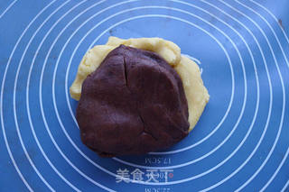 可可大理石饼干的做法步骤:6