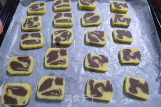 可可大理石饼干的做法步骤:8