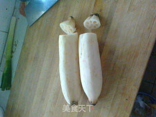 蜜汁糯米藕的做法步骤:2