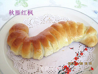 好玩的毛毛虫夹馅面包的做法步骤:16