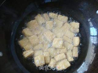 炸豆腐泡的做法步骤：5