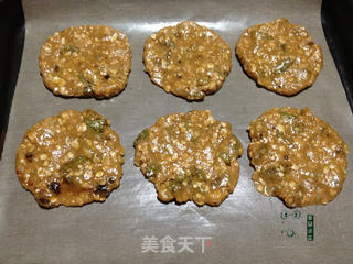 燕麦葡萄甜饼的做法步骤:7