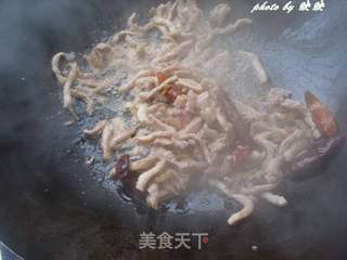 沙茶土豆丝炒肉的做法步骤:8