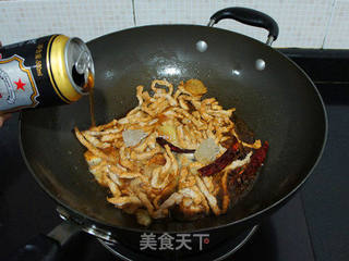 啤酒肉丝的做法步骤:6