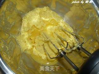 可爱小骨芝麻饼的做法步骤:4