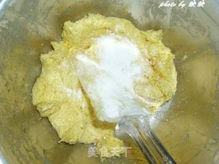 可爱小骨芝麻饼的做法步骤:5