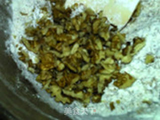 红糖核桃饼干的做法步骤:7