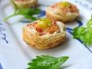 加拿大野生北极虾试用报告——酥底北极虾盏的做法步骤:12
