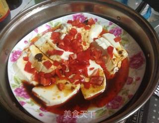 剁椒豉汁蒸豆腐的做法步骤:12