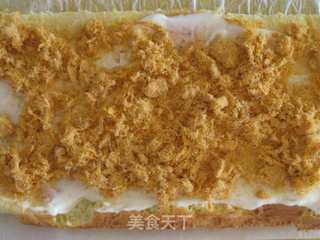 肉松蛋糕卷的做法步骤:13