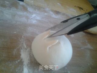 小兔子豆沙包的做法步骤:10