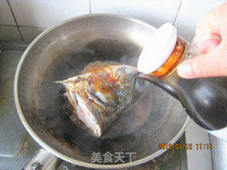 私房菜--美味的糖醋鲢鱼头的做法步骤:5