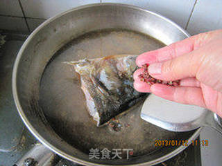 私房菜--美味的糖醋鲢鱼头的做法步骤:7