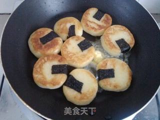 日式煎海苔土豆饼的做法步骤:8