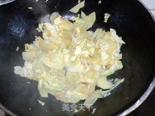 酸酸的白菜土豆片的做法步骤：6