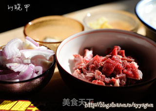 铁棍山药咖喱牛肉饭的做法步骤:3