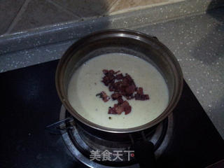 土豆玉米培根浓汤的做法步骤:9
