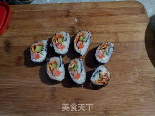 紫菜饭卷----寿司的做法步骤:10