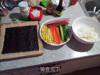 紫菜饭卷----寿司的做法步骤:5