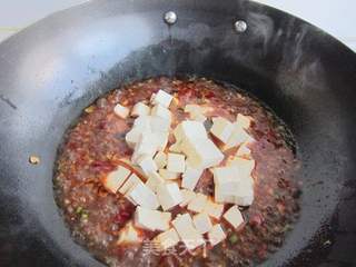 豆腐烧馓子的做法步骤:6