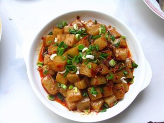 轻松烹制肠道清道夫——烧魔芋豆腐的做法步骤:10