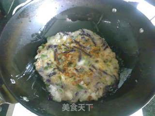 【加拿大野生北极虾】北极虾杂粮煎饼的做法步骤:8