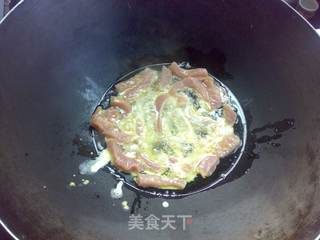 茄汁辣酱烩猪柳的做法步骤:6