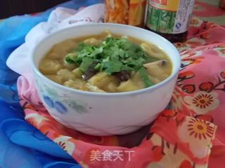鸡蛋薯粉皮的做法步骤:8