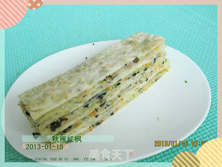 儿童营养餐烫面夹馅千层饼---教你如何烫面的做法步骤:17