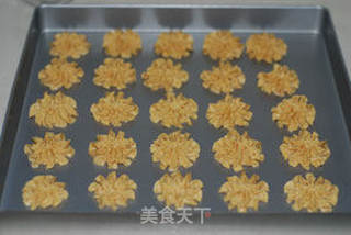 苹果渣小菊花饼干的做法步骤:9