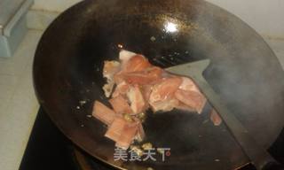 绿月亮(豆角炖肉、粉条)的做法步骤:3